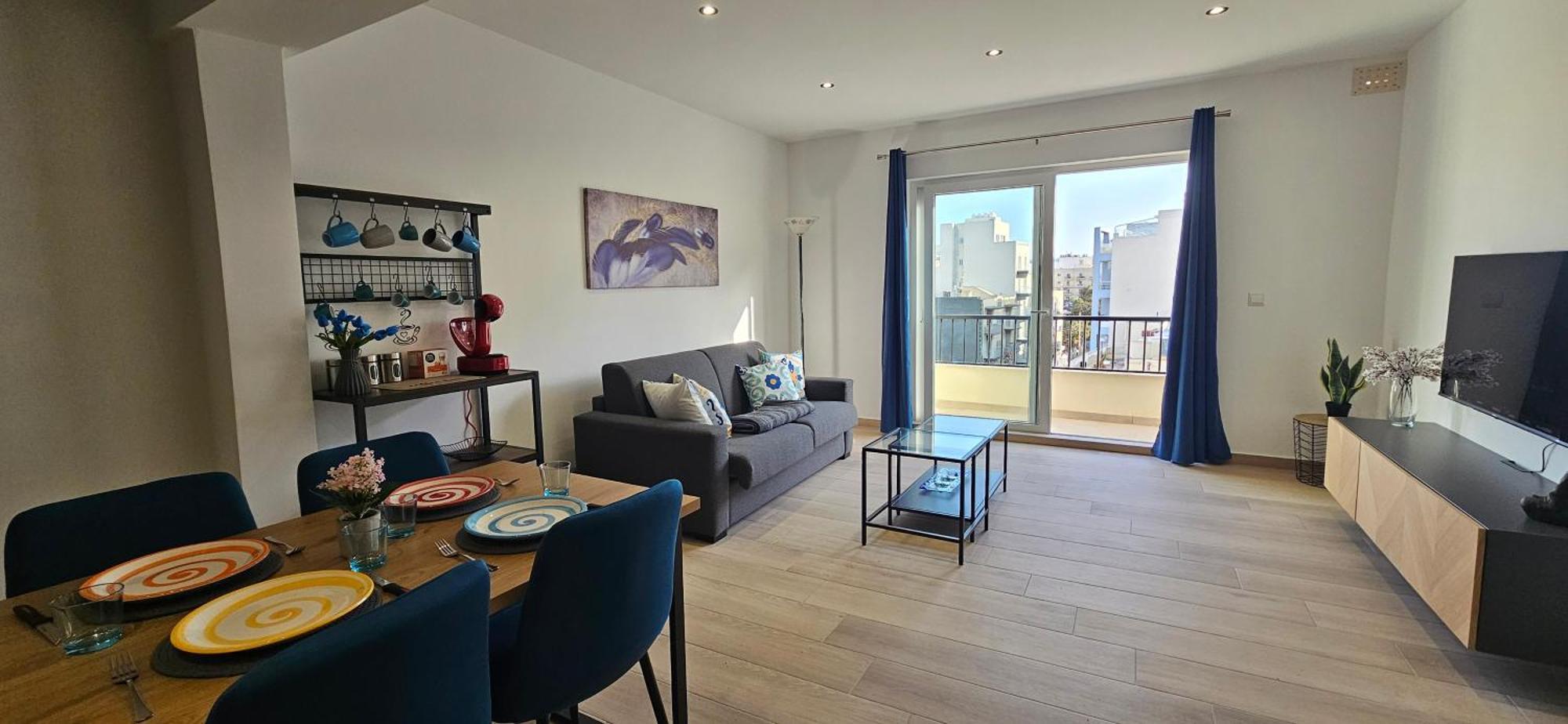 Sea Breeze Penthouse And Terrace Qawra St Paul'S Bay Apartman San Pawl il-Baħar Kültér fotó